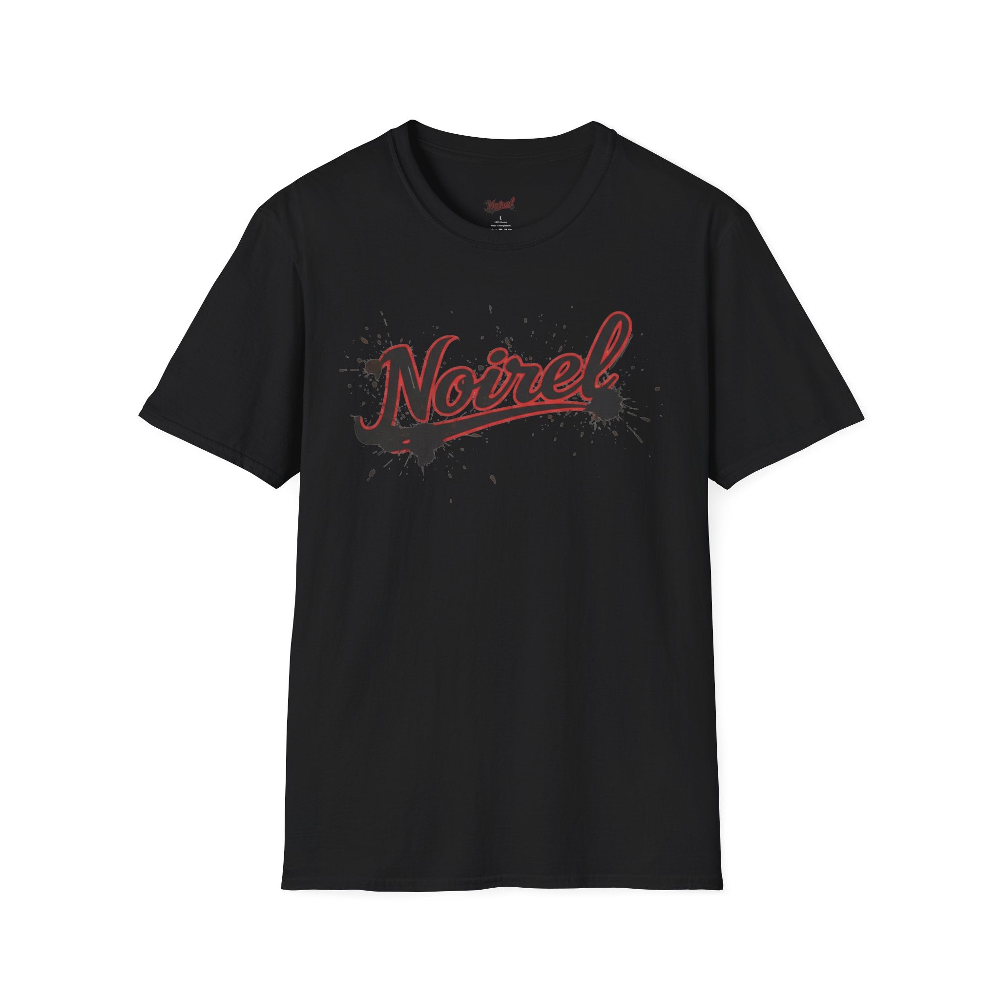 Noirel Script T-Shirt – Retro Brush Logo Tee