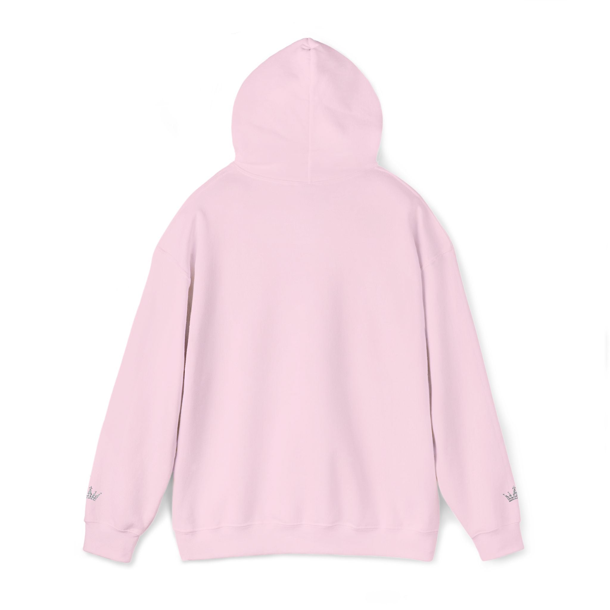 NOIRÉL Script Hoodie – Weiß gesticktes Logo