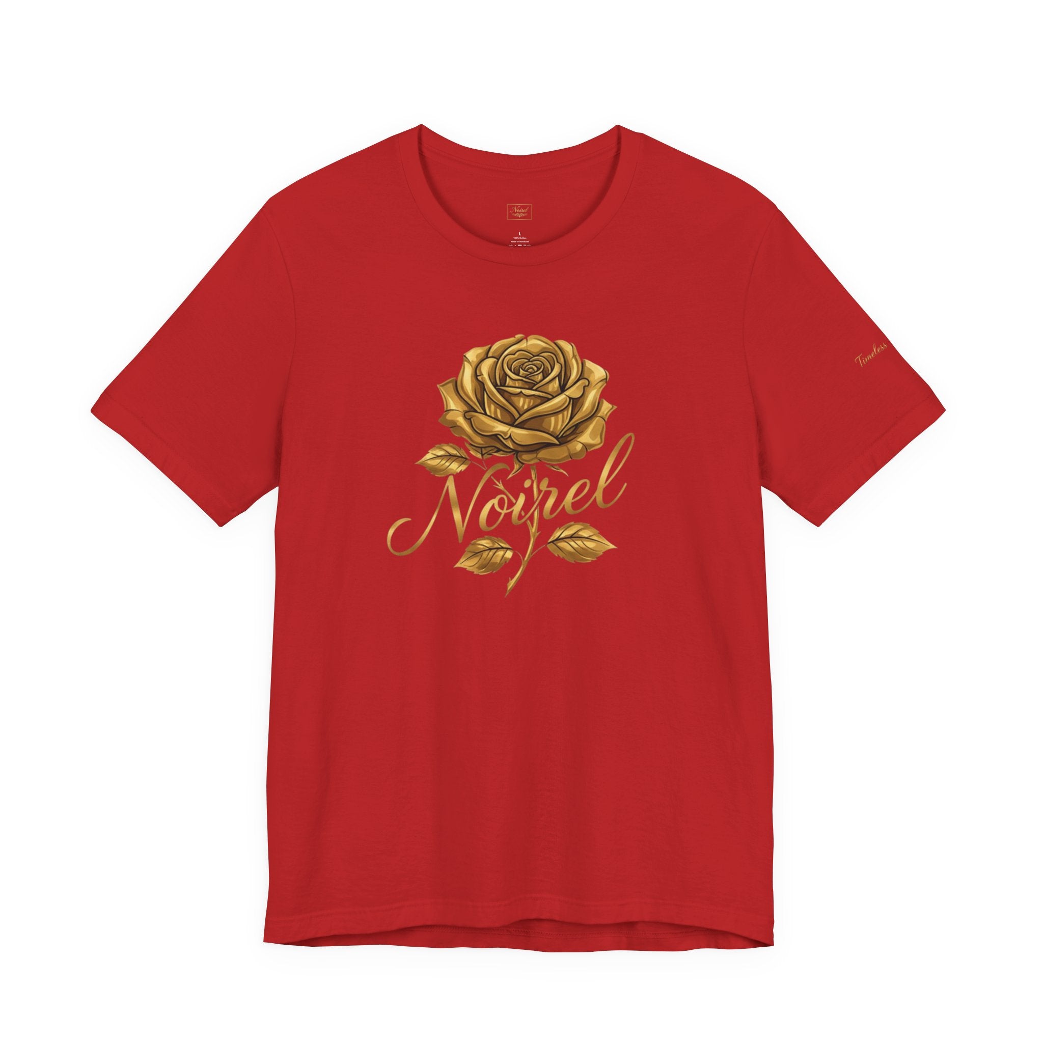 Gold Rose 'Angel' T‑Shirt — Vintage Floral Graphic Tee