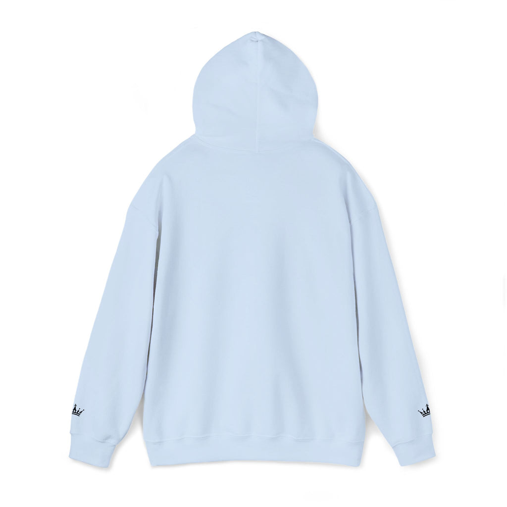 NOIRÉL Script Hoodie – Schwarz gesticktes Logo