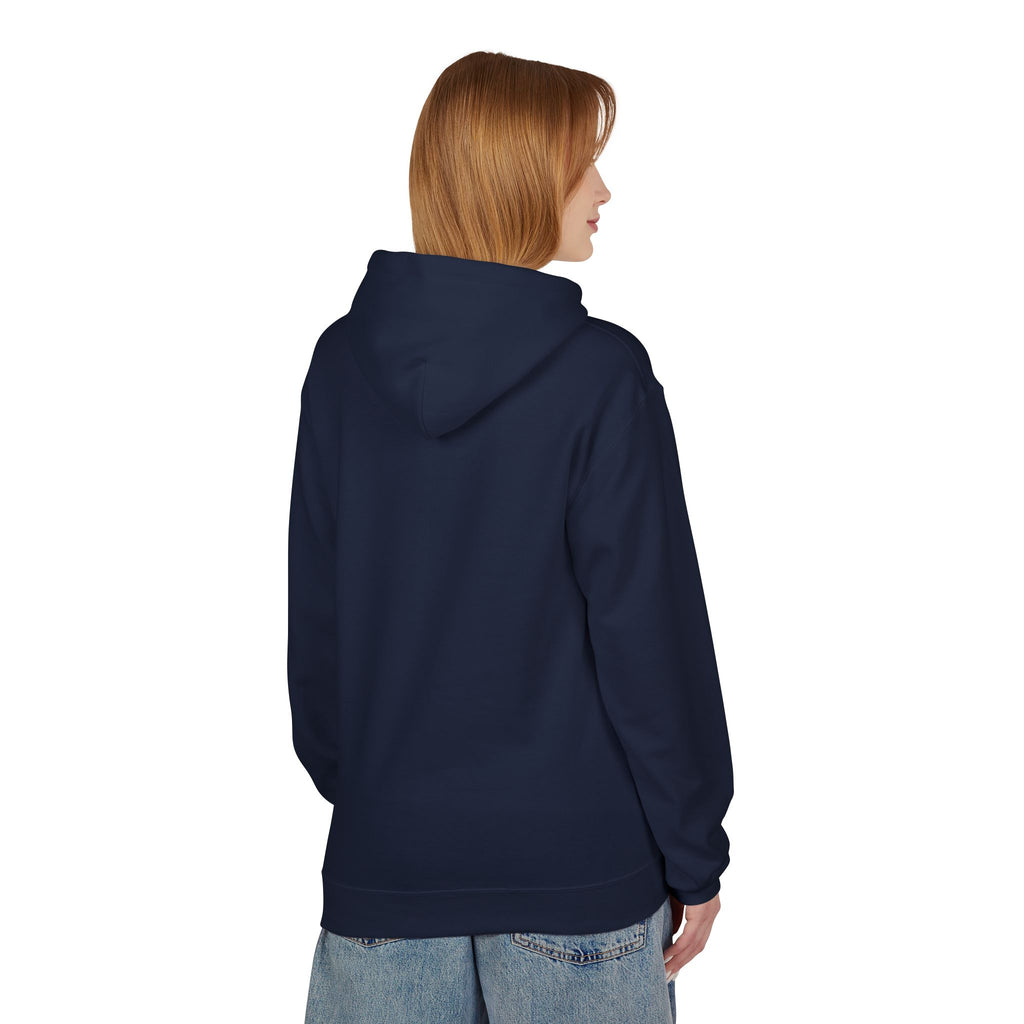NOIREL Hoodie – white Script Print