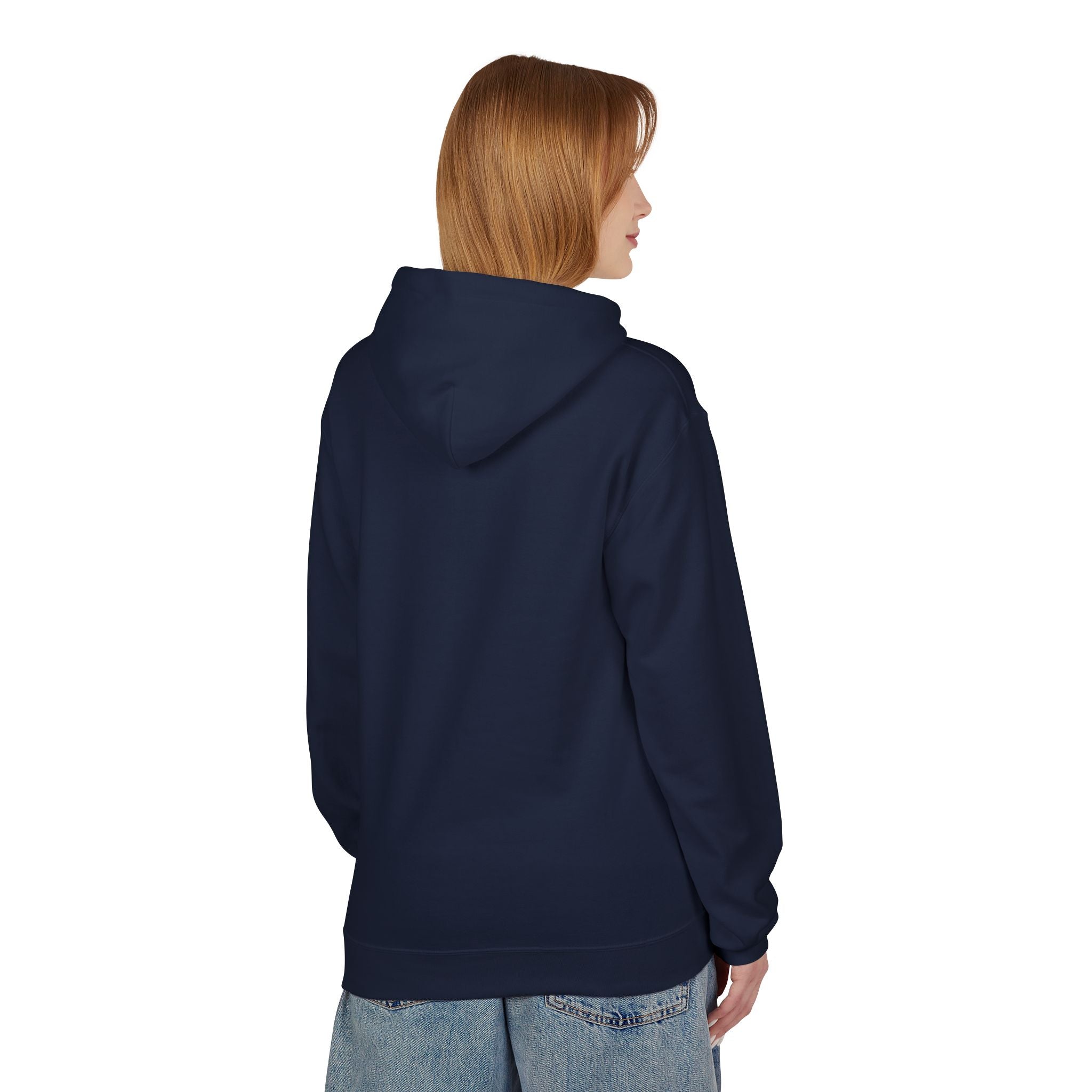 NOIREL Hoodie – white Script Print