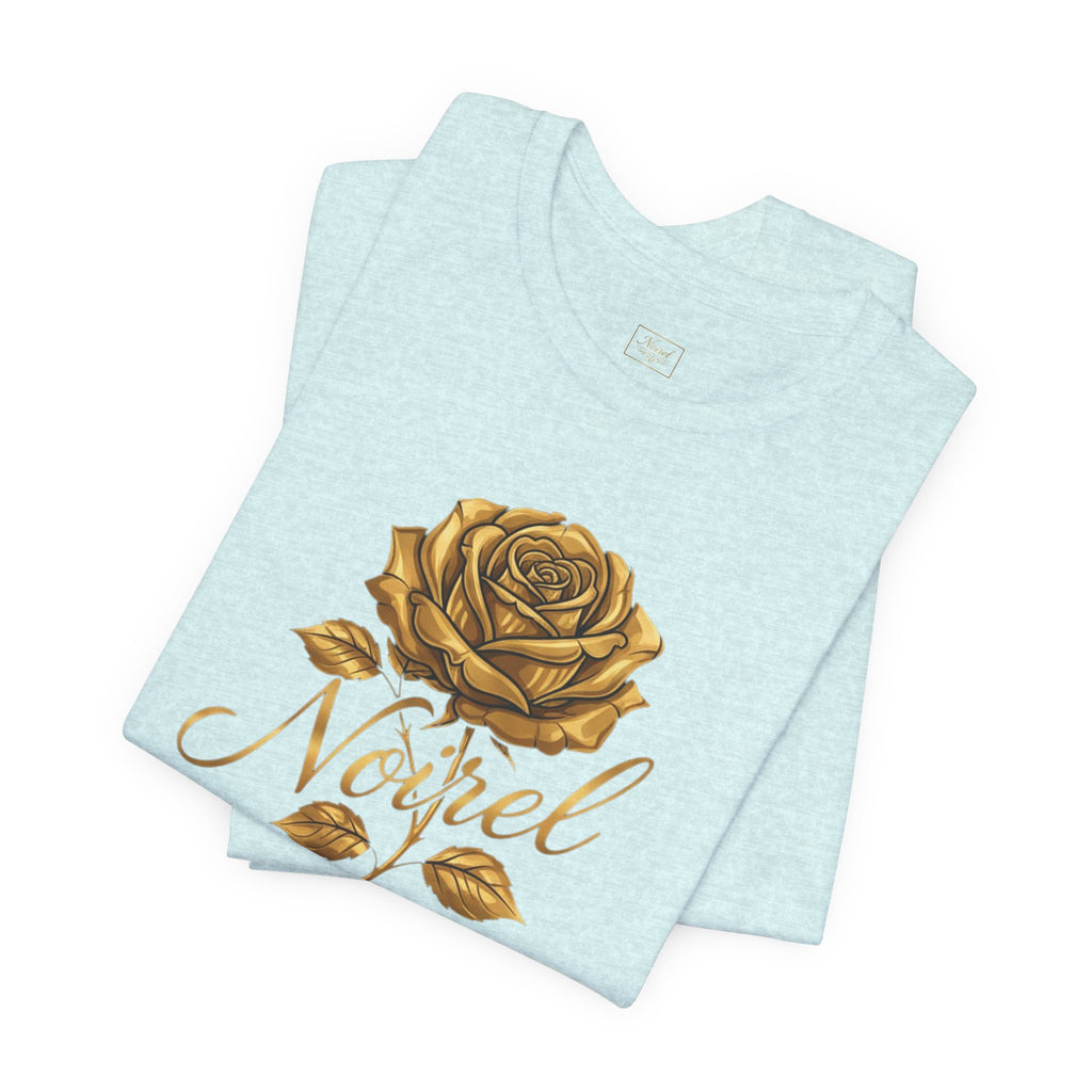 NOIRÉL T-Shirt – Gold Rose Angel