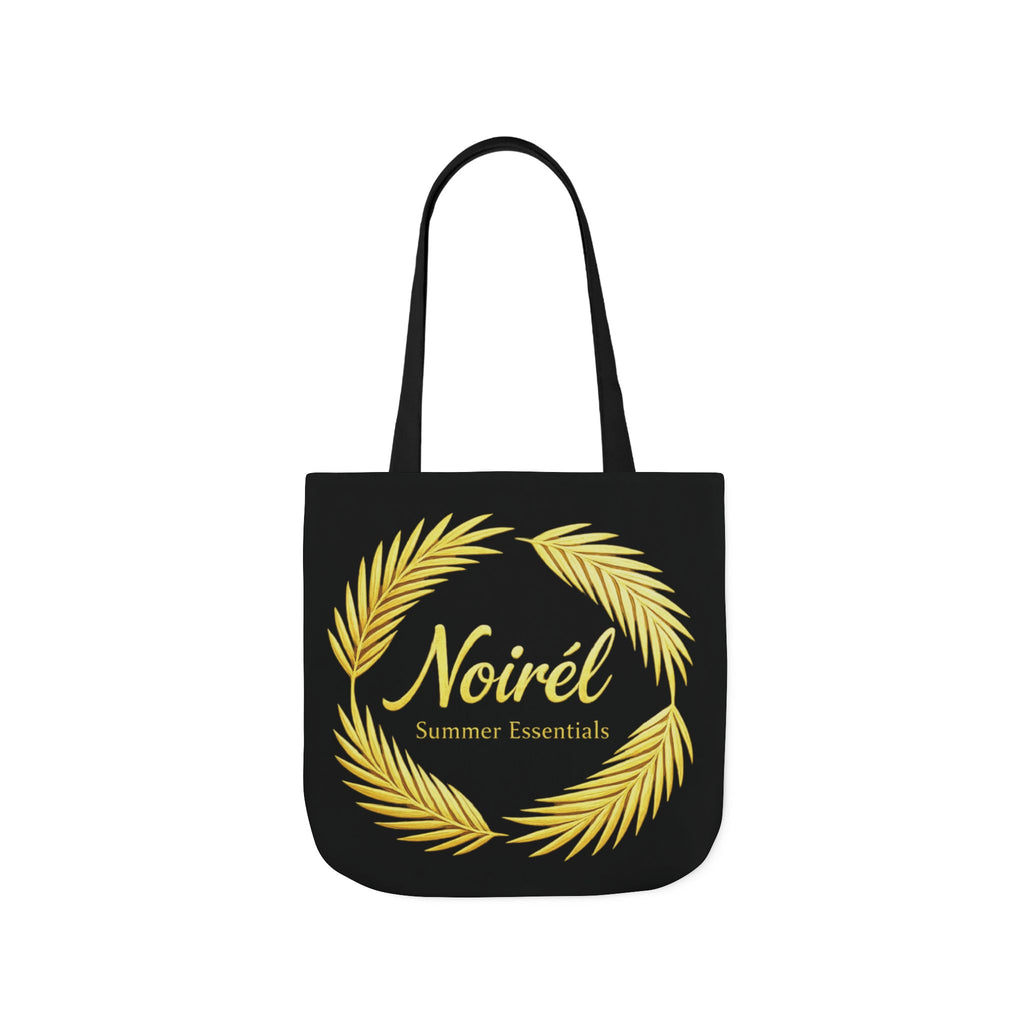 Tote Bag — Noirel 'Summer Essentials' Gold Palm Wreath Canvas Tote