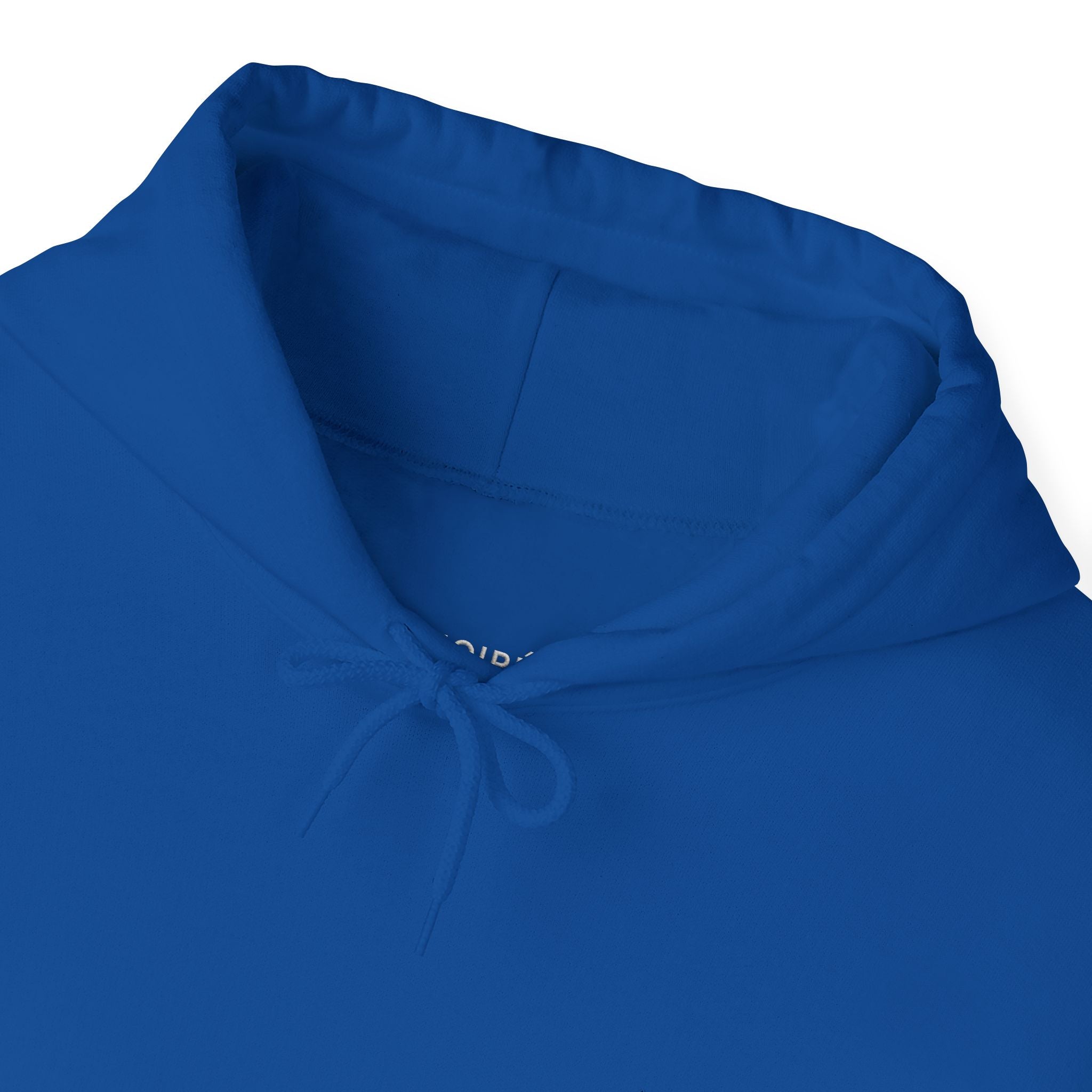 NOIRÉL Script Hoodie – Weiß gesticktes Logo