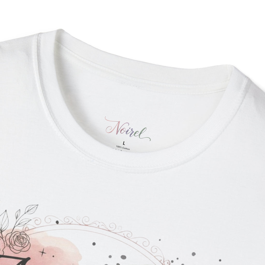 Noirel Watercolor Script T-Shirt — Feminine Name Graphic Tee 