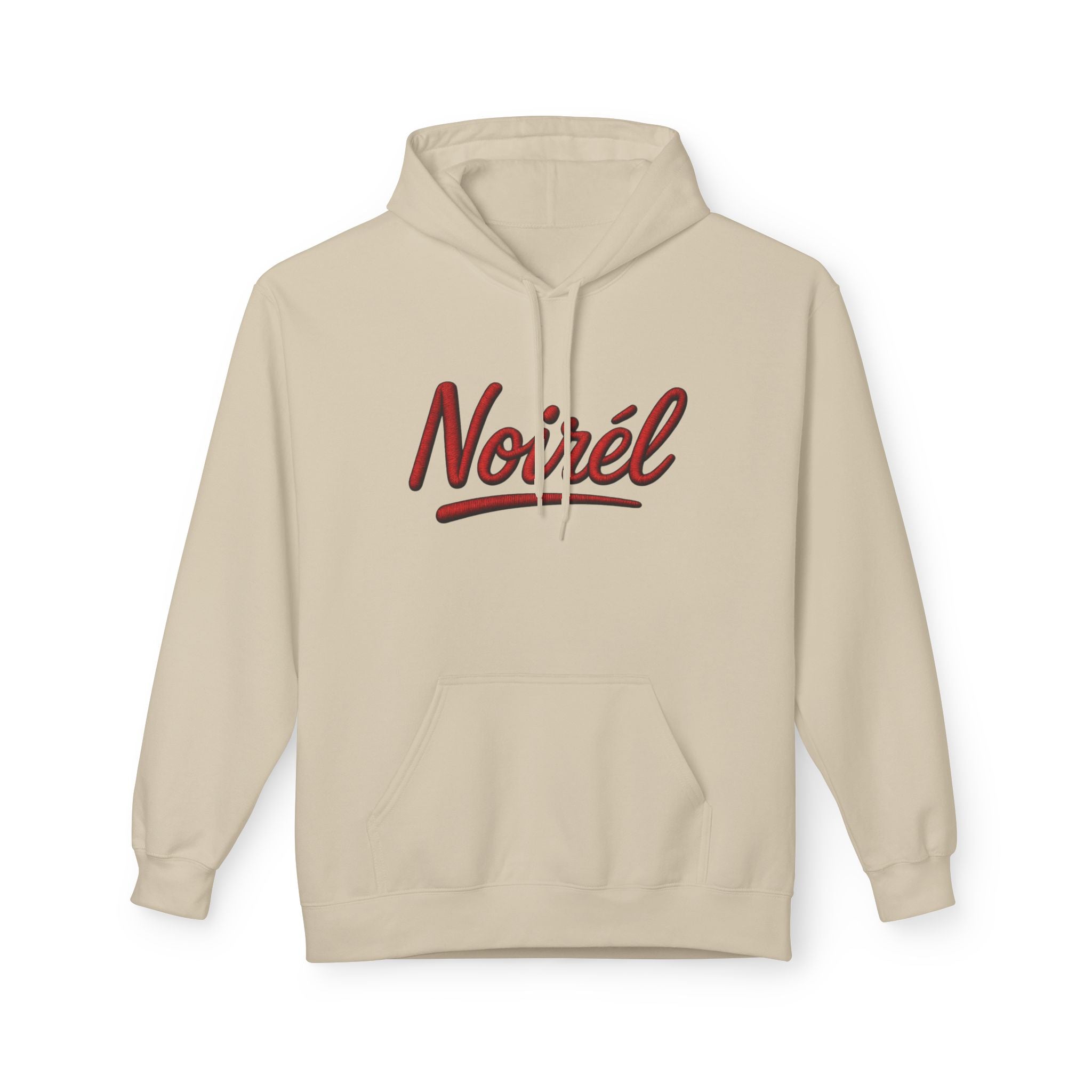 NOIRÉL Hoodie – Script Logo Red Print