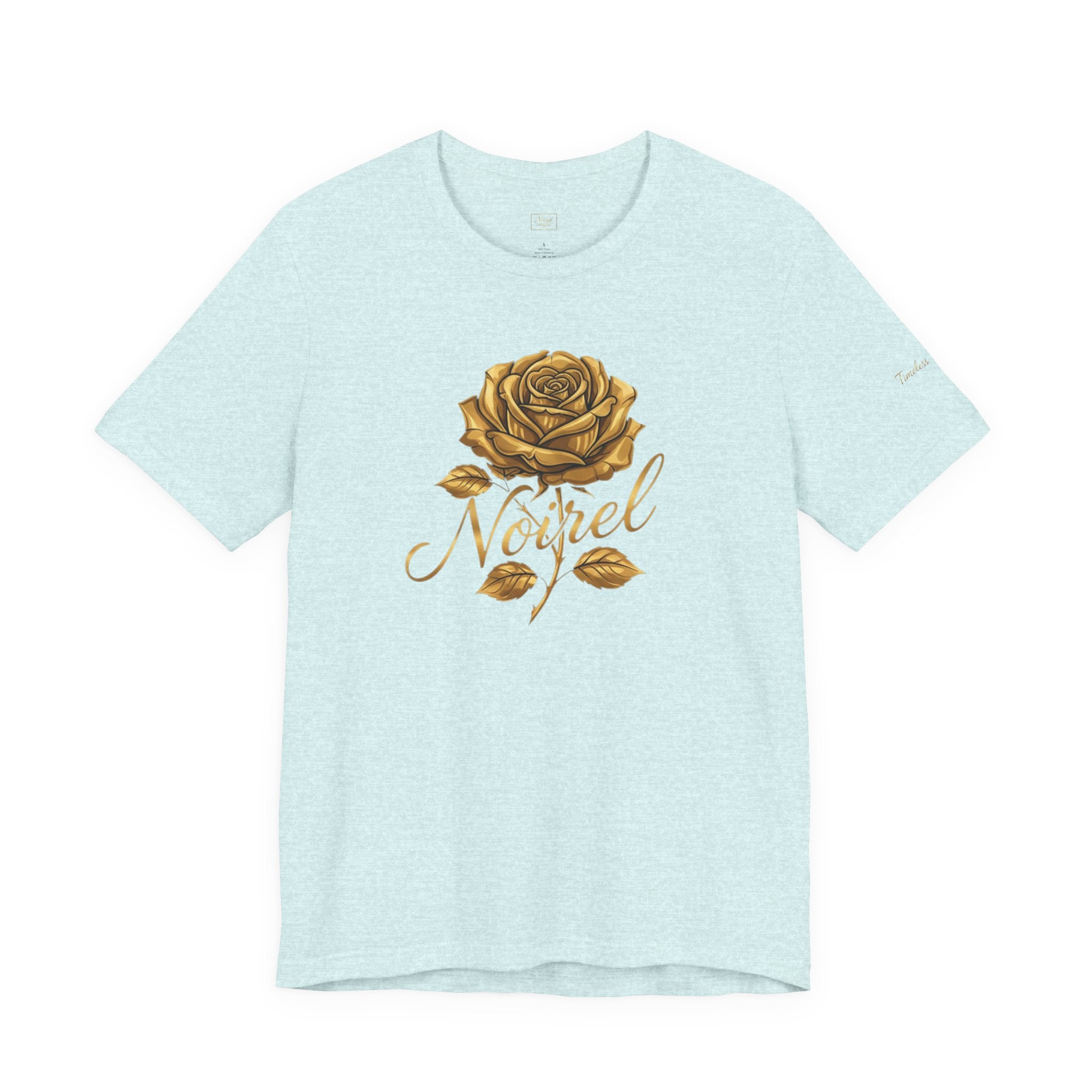 Gold Rose 'Angel' T‑Shirt — Vintage Floral Graphic Tee