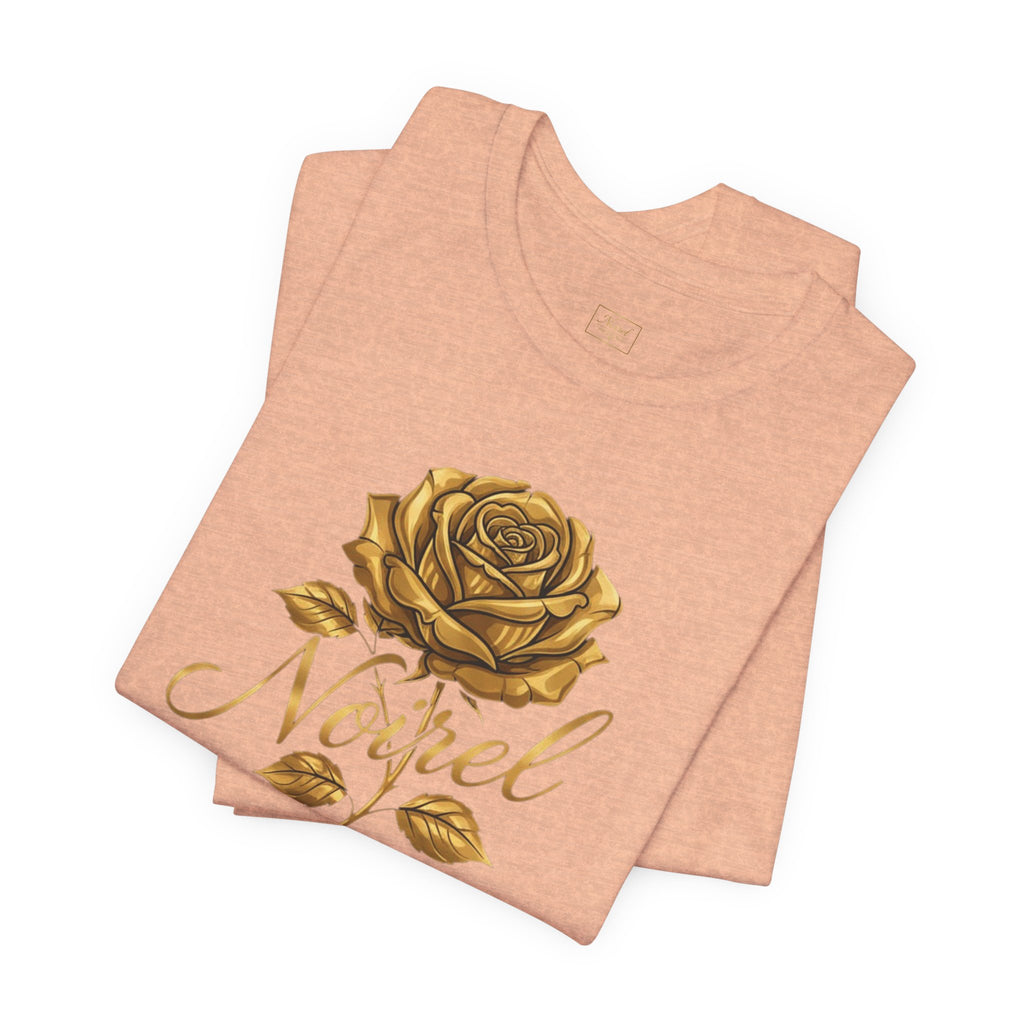 NOIRÉL T-Shirt – Gold Rose Angel