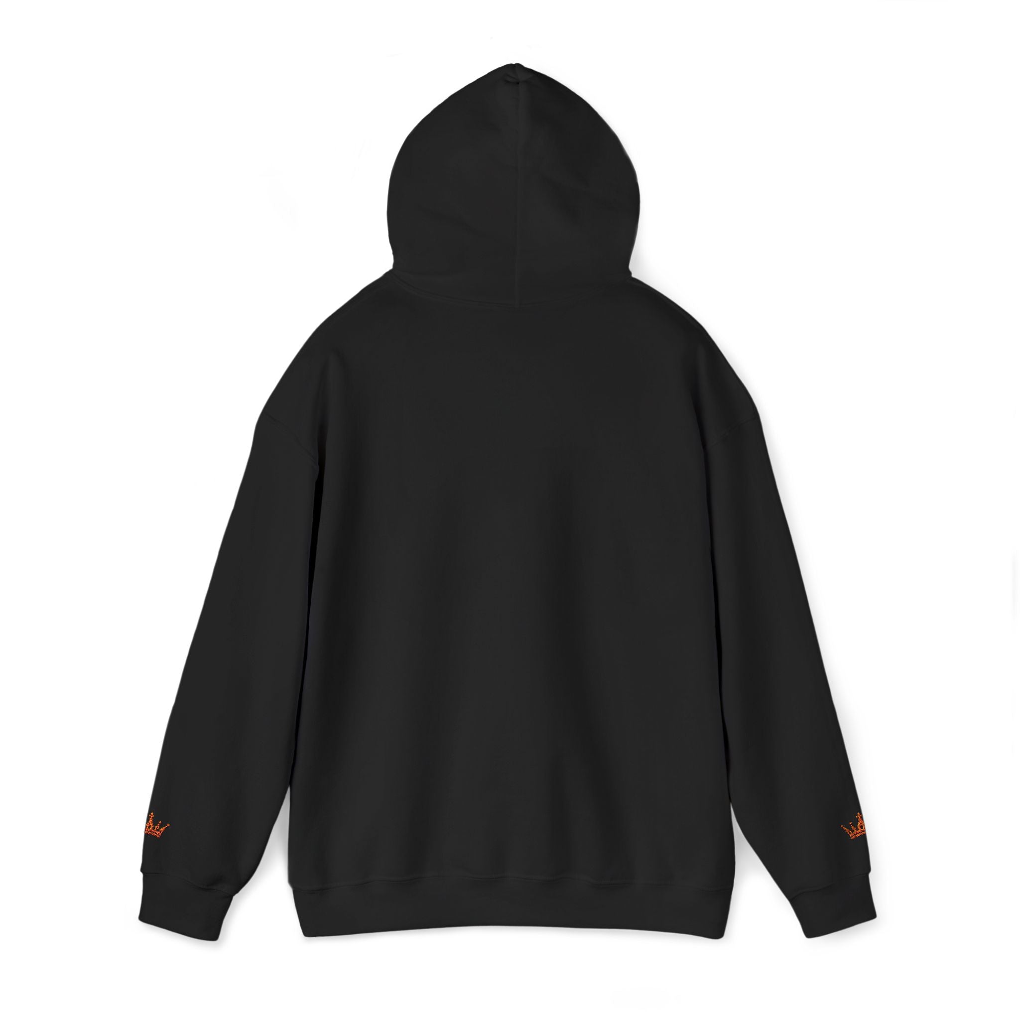 NOIRÉL Script Hoodie – Orange gesticktes Logo