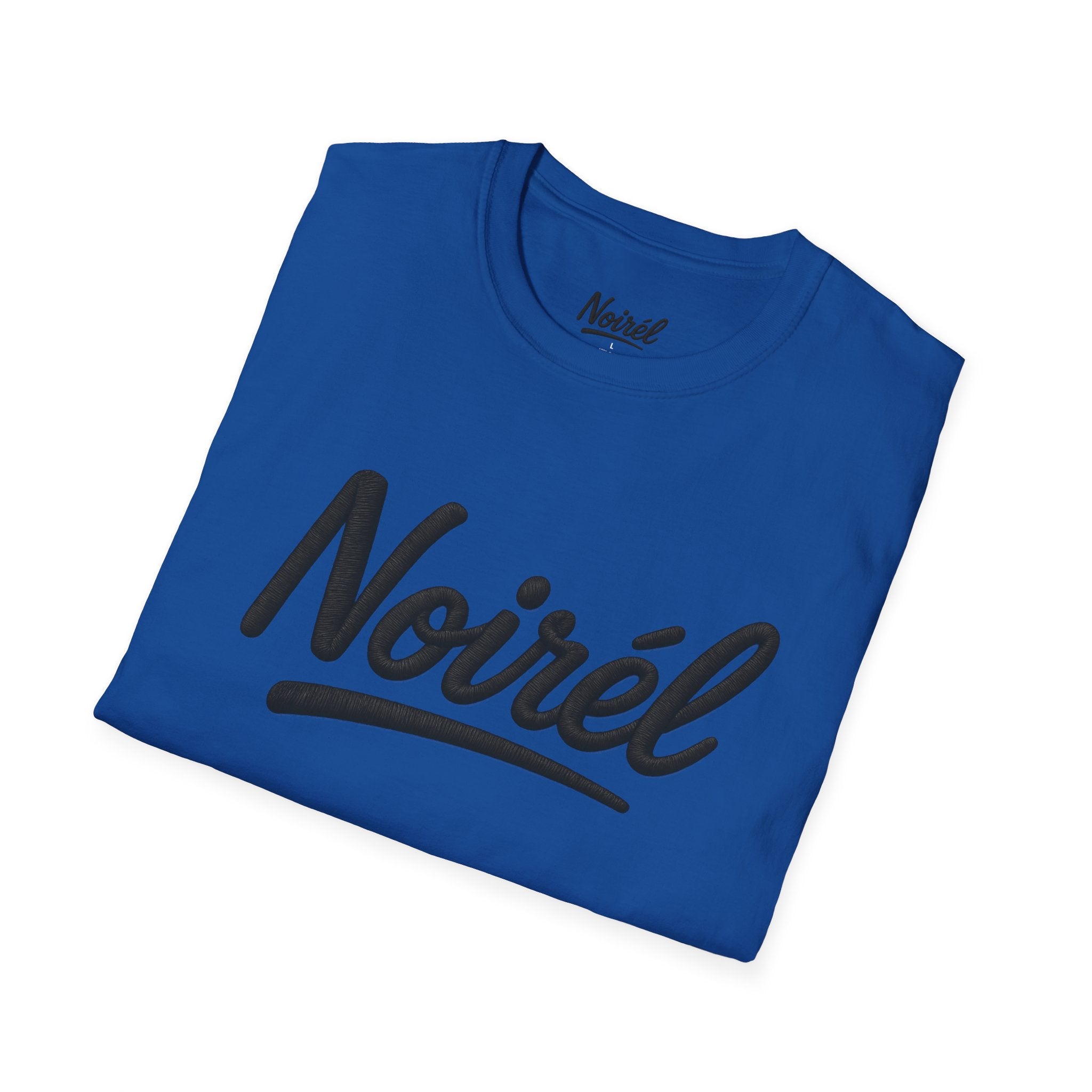Noirél Script T-Shirt — Minimal Vintage Logo Tee