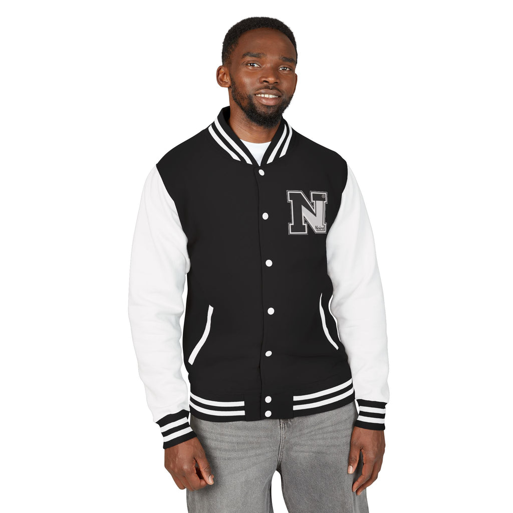 NOIRÉL Varsity Jacket – Black White
