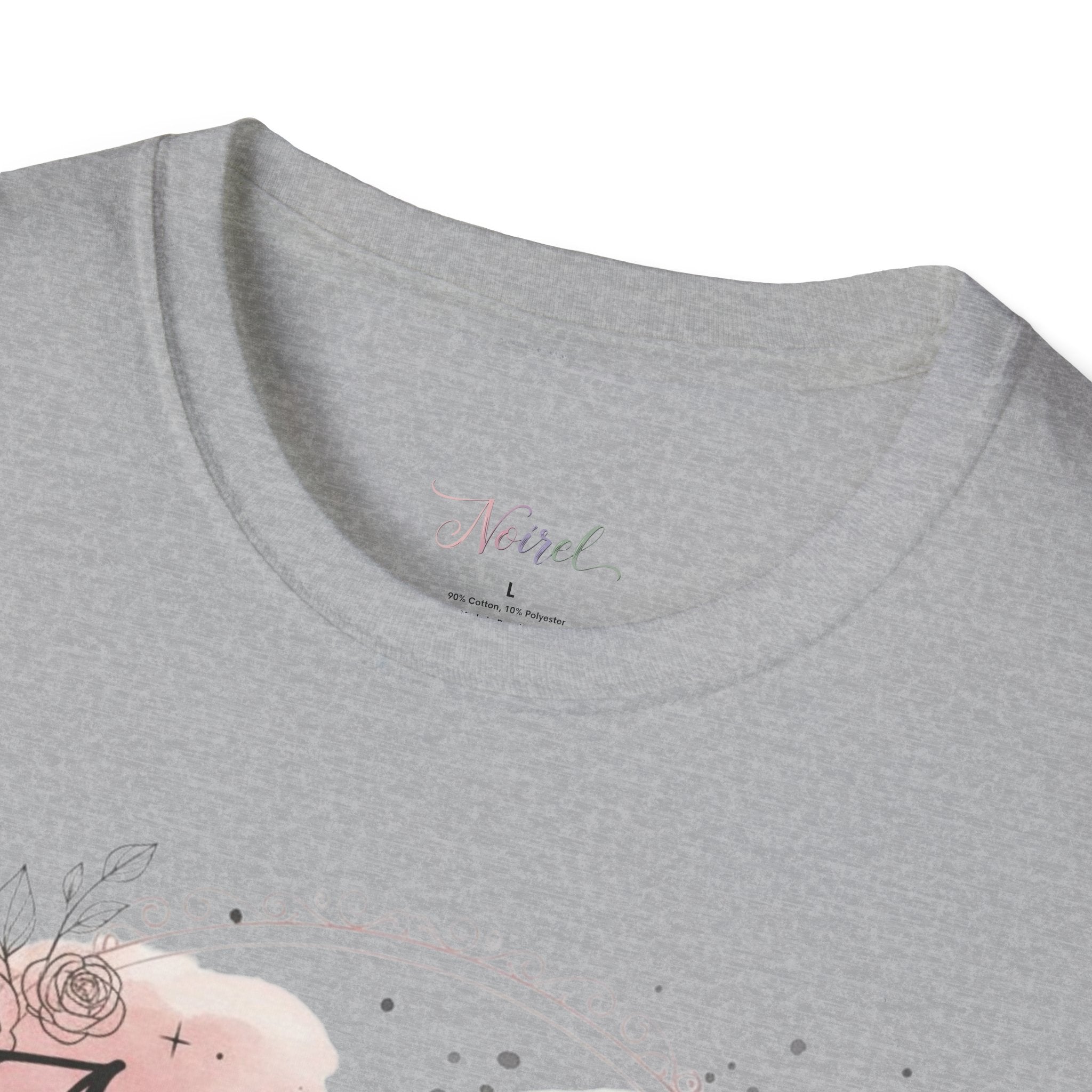 Noirel Watercolor Script T-Shirt — Feminine Name Graphic Tee 