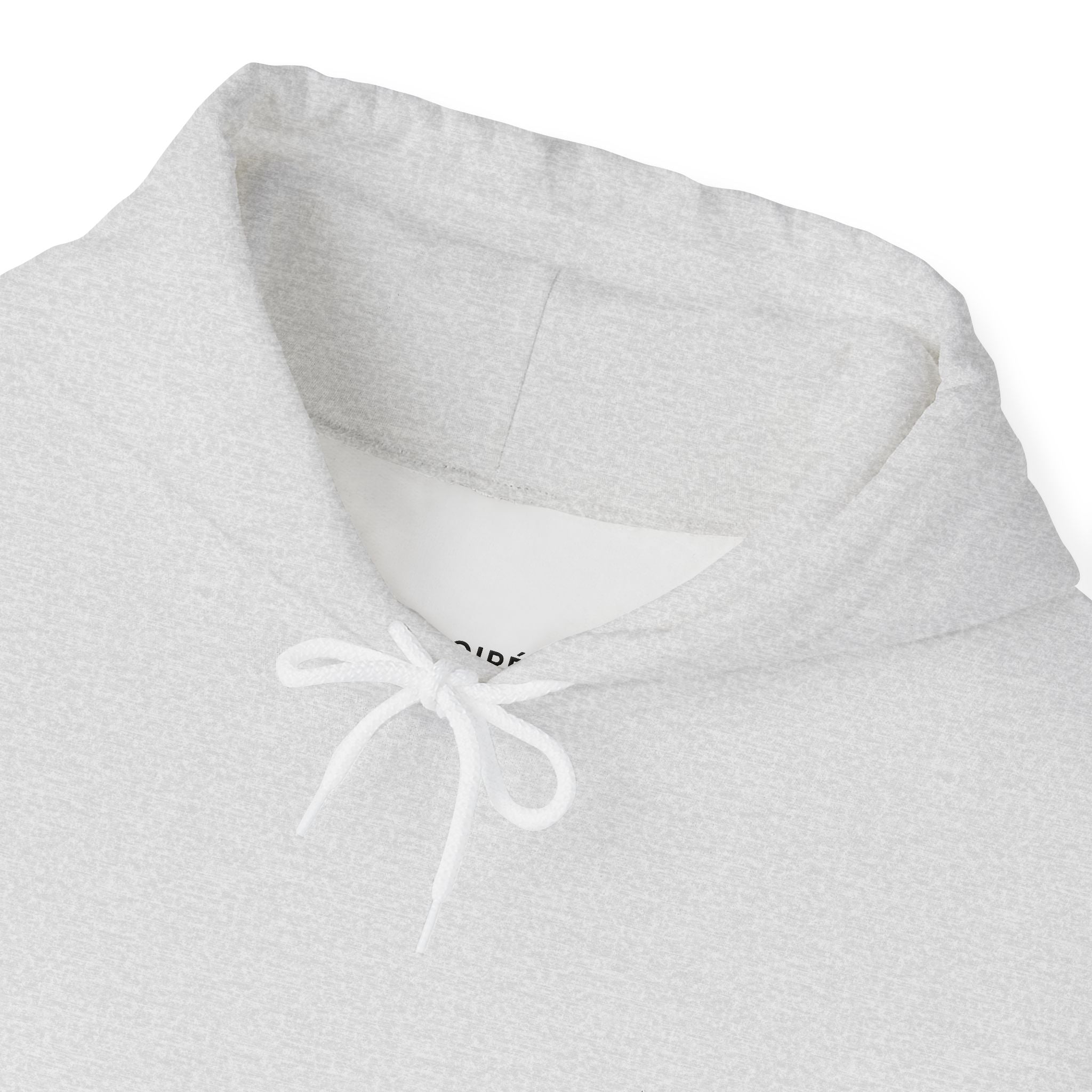 NOIRÉL Script Hoodie – Schwarz gesticktes Logo