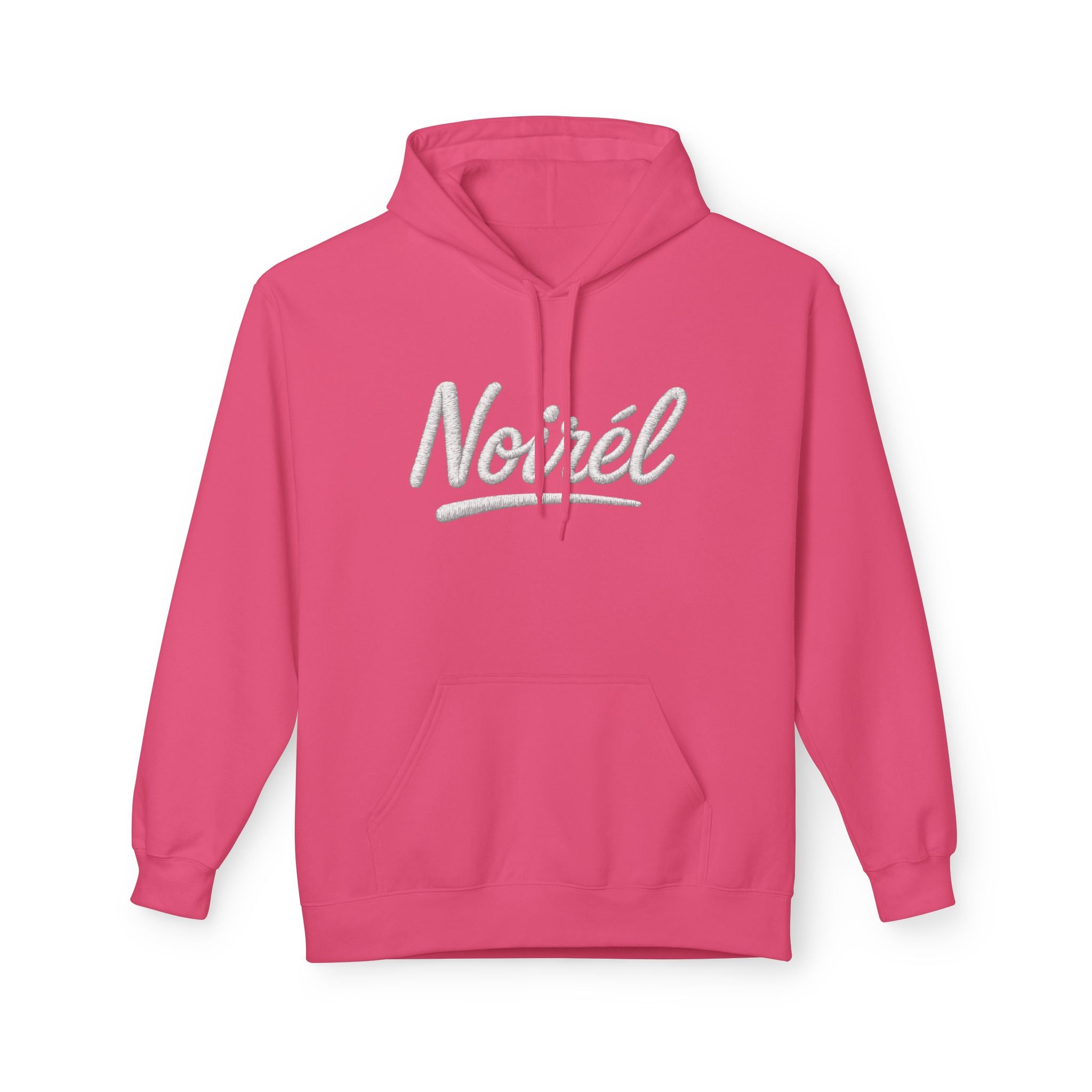 NOIREL Hoodie – white Script Print