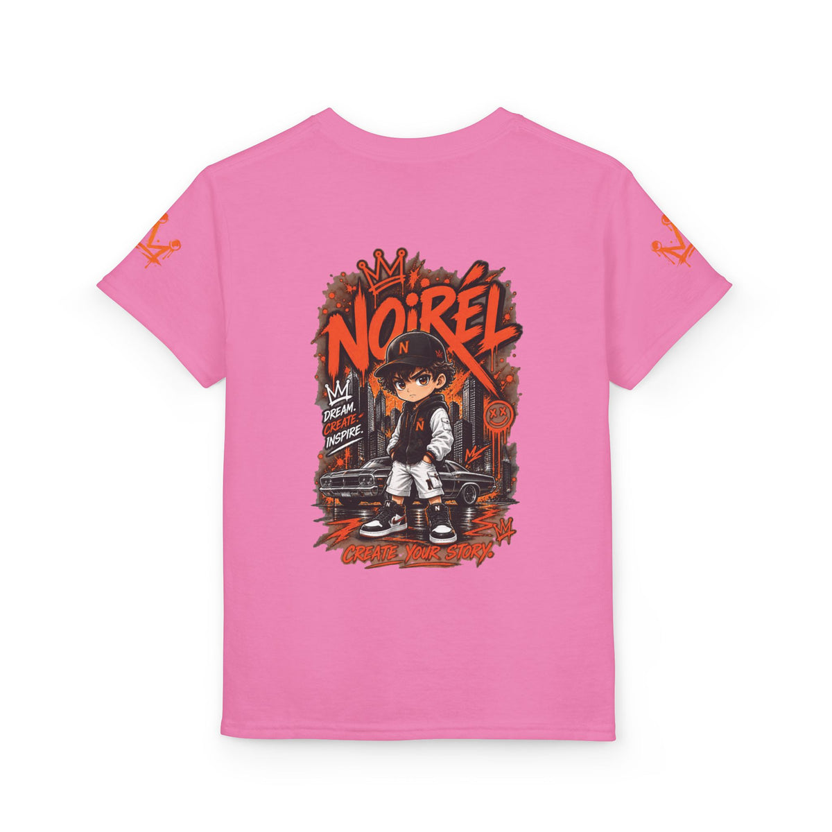 Noirel Kinder T-Shirt – Urban Graffiti Anime Tee