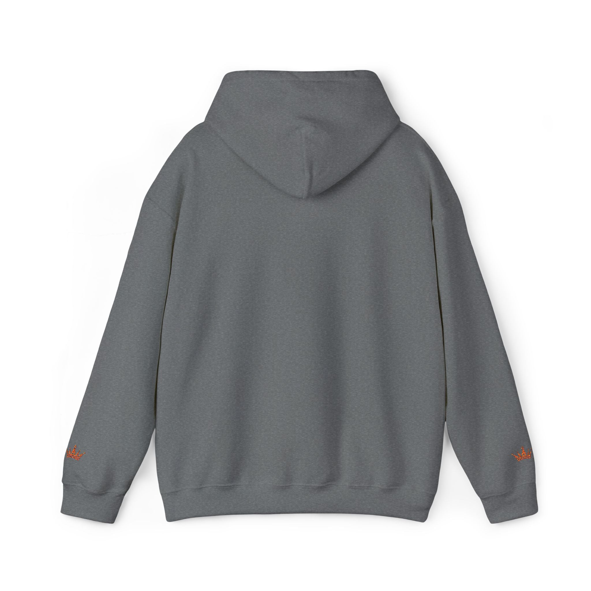 NOIRÉL Script Hoodie – Orange gesticktes Logo