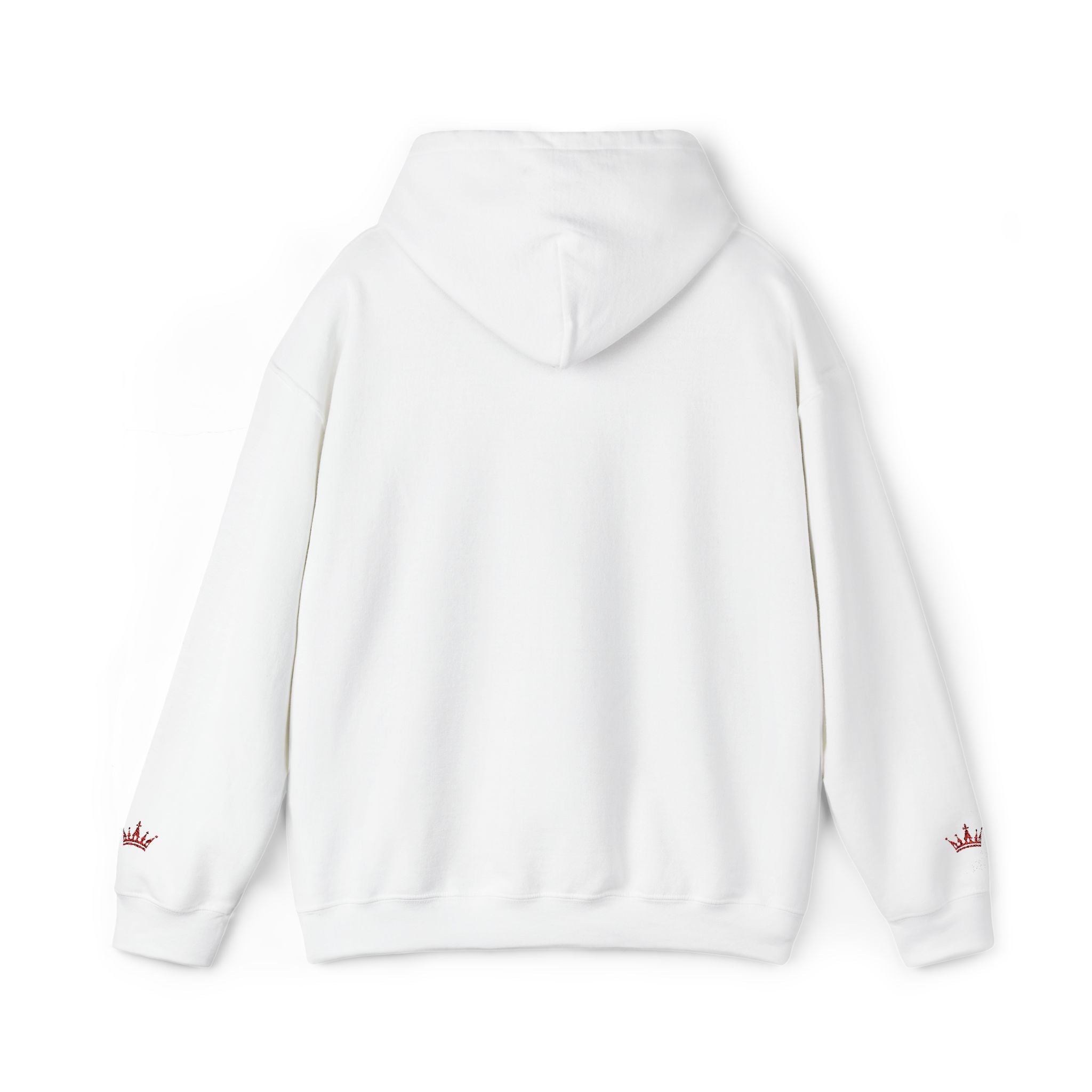 NOIRÉL Script Hoodie – Rot gesticktes Logo