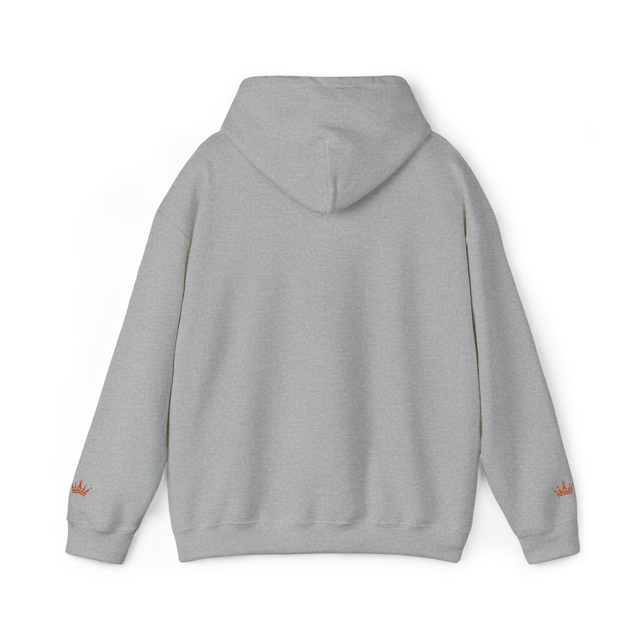 NOIRÉL Script Hoodie – Orange gesticktes Logo