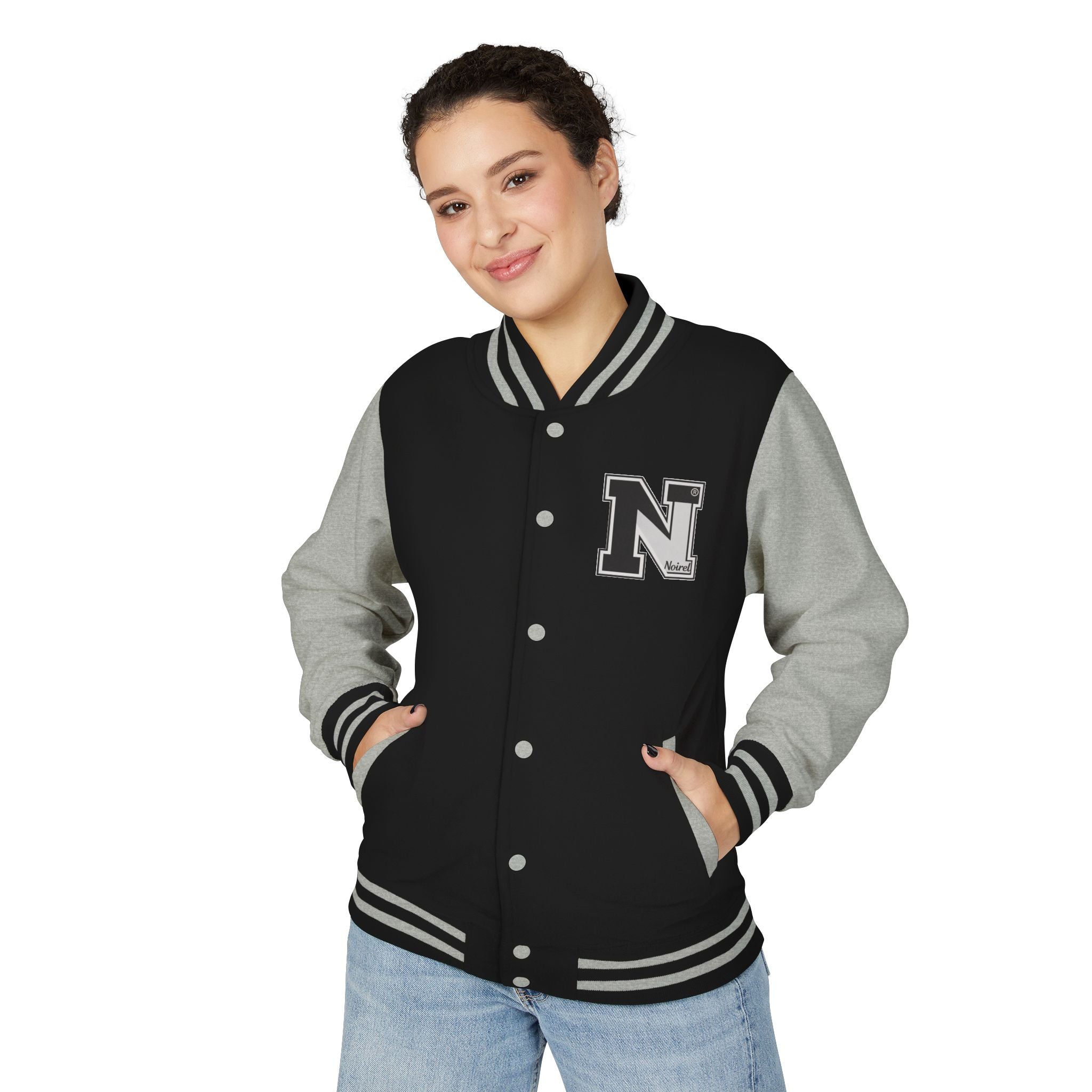 NOIRÉL Varsity Jacket – Behold Different