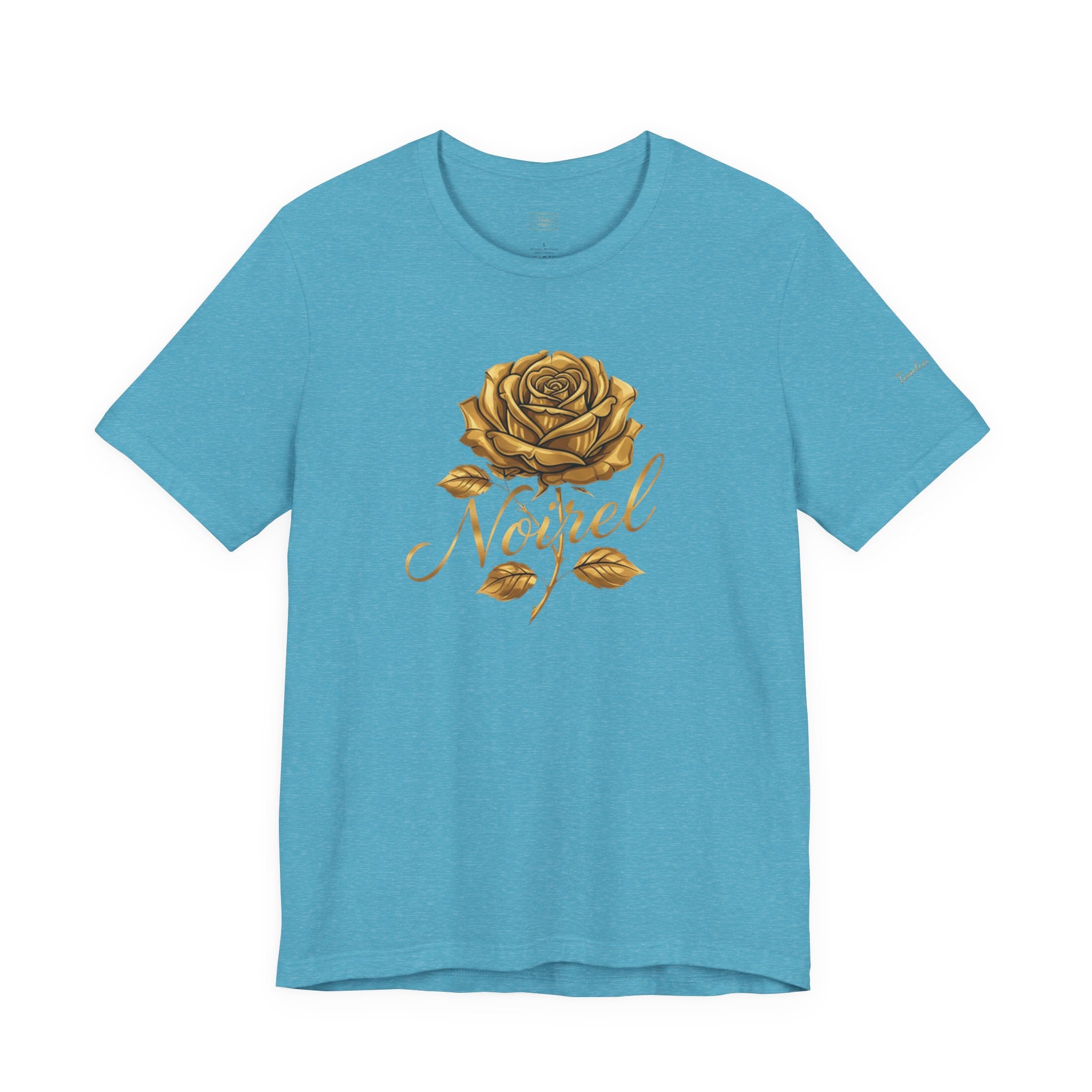 Gold Rose 'Angel' T‑Shirt — Vintage Floral Graphic Tee