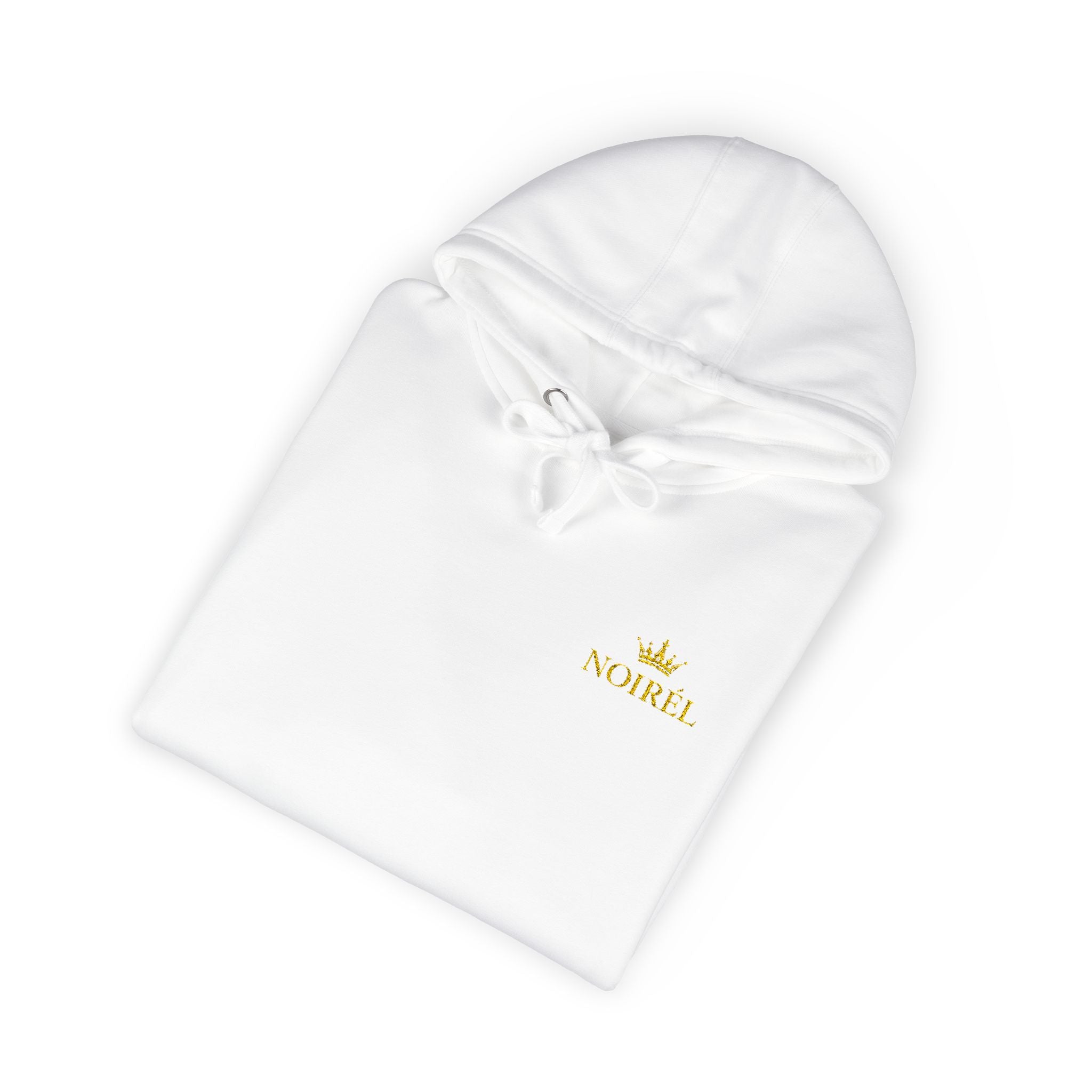 NOIRÉL Crown Royalty Hoodie – Black Fleece mit Gold Crest