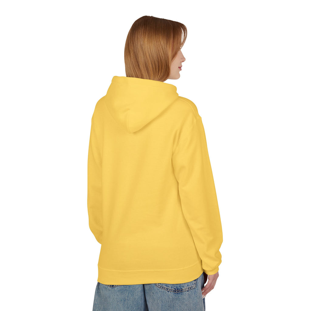 NOIREL Hoodie – white Script Print