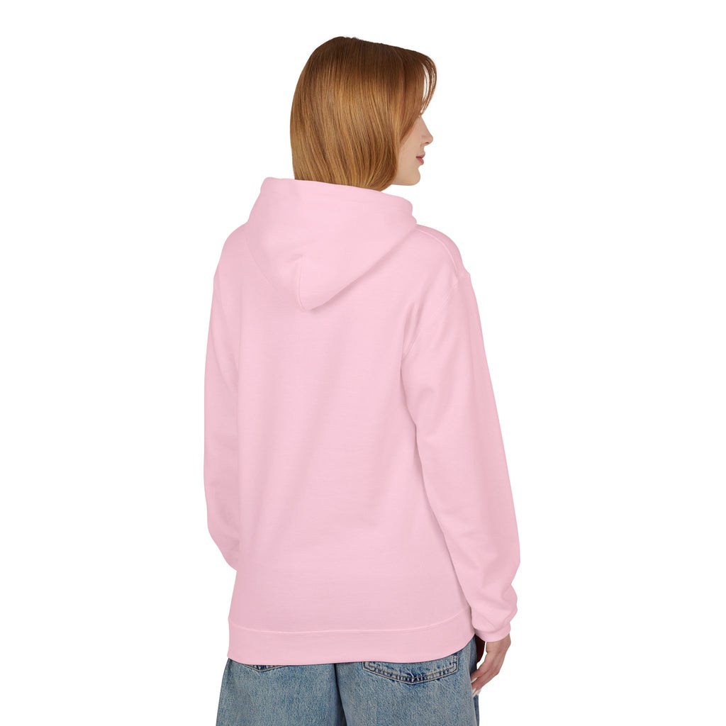 NOIREL Hoodie – white Script Print