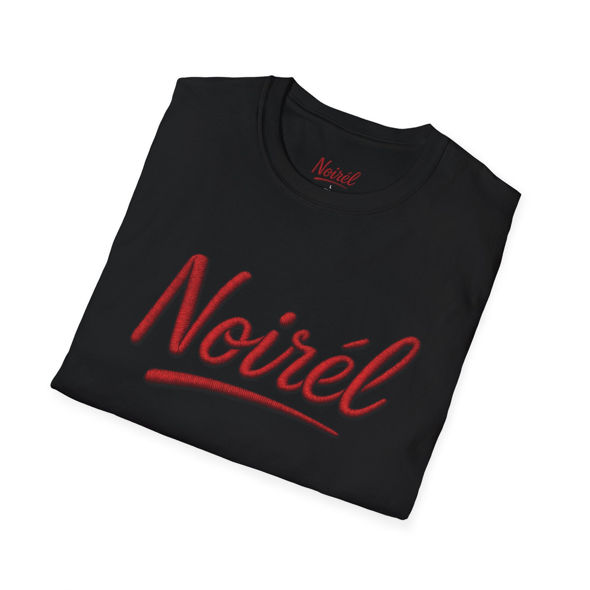 NOIRÉL T-Shirt – Red Script Print
