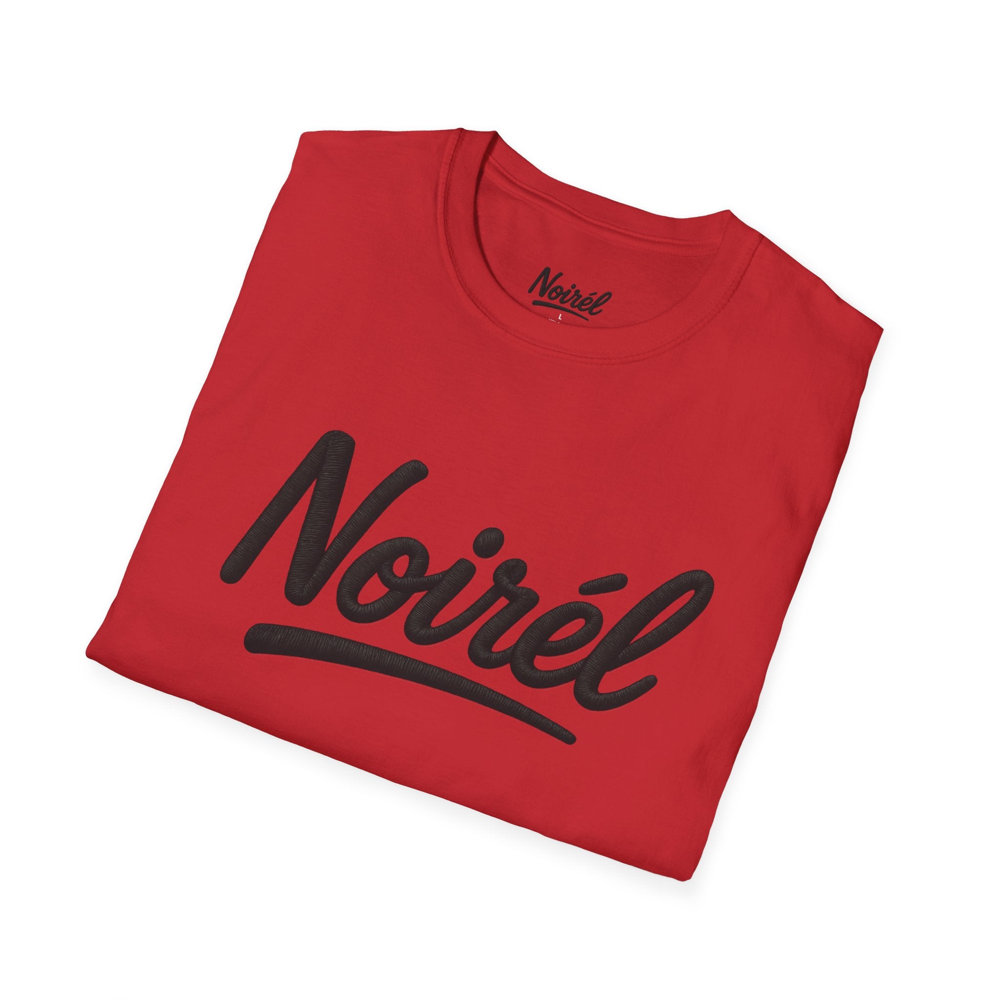 Noirél Script T-Shirt — Minimal Vintage Logo Tee