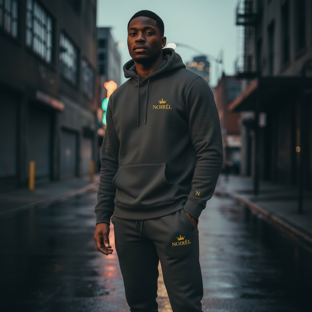 NOIRÉL Crown Royalty Set – Hoodie & Jogger Bundle