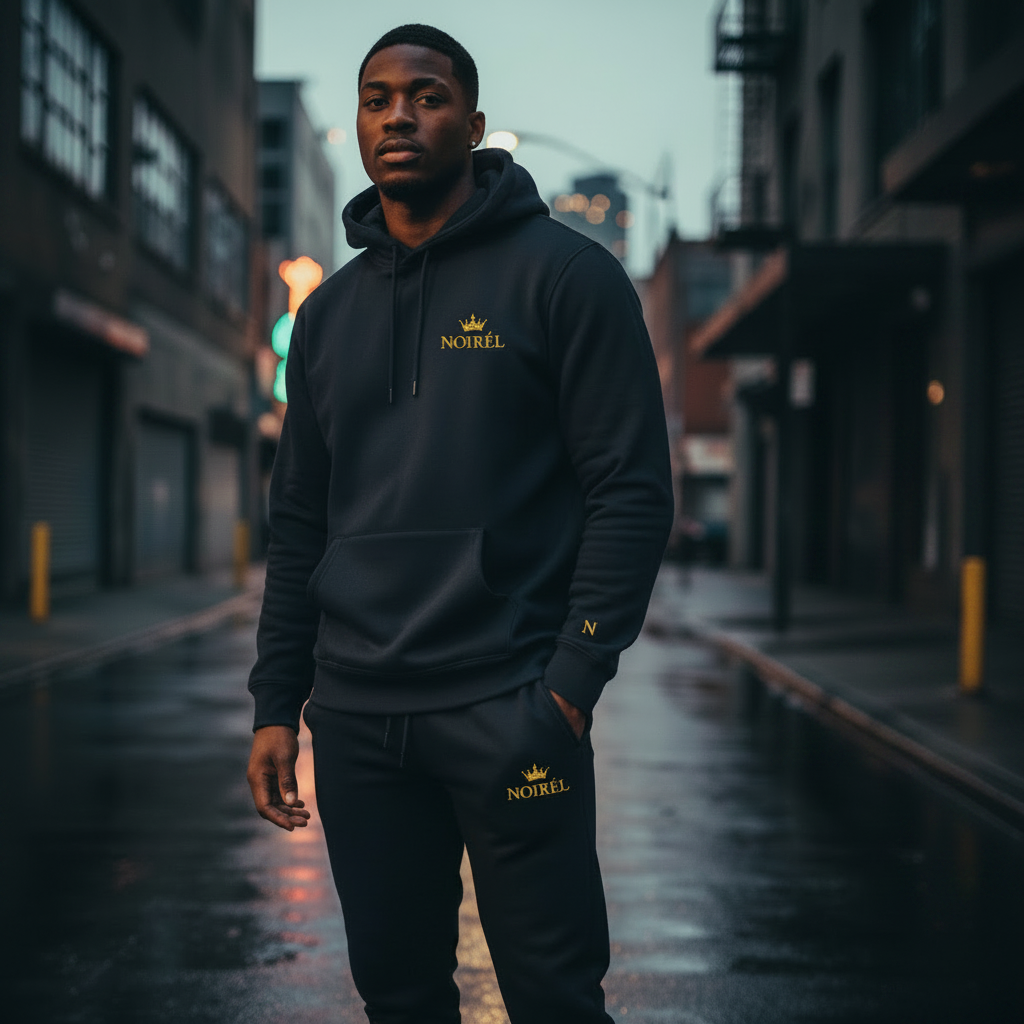 NOIRÉL Crown Royalty Set – Hoodie & Jogger Bundle