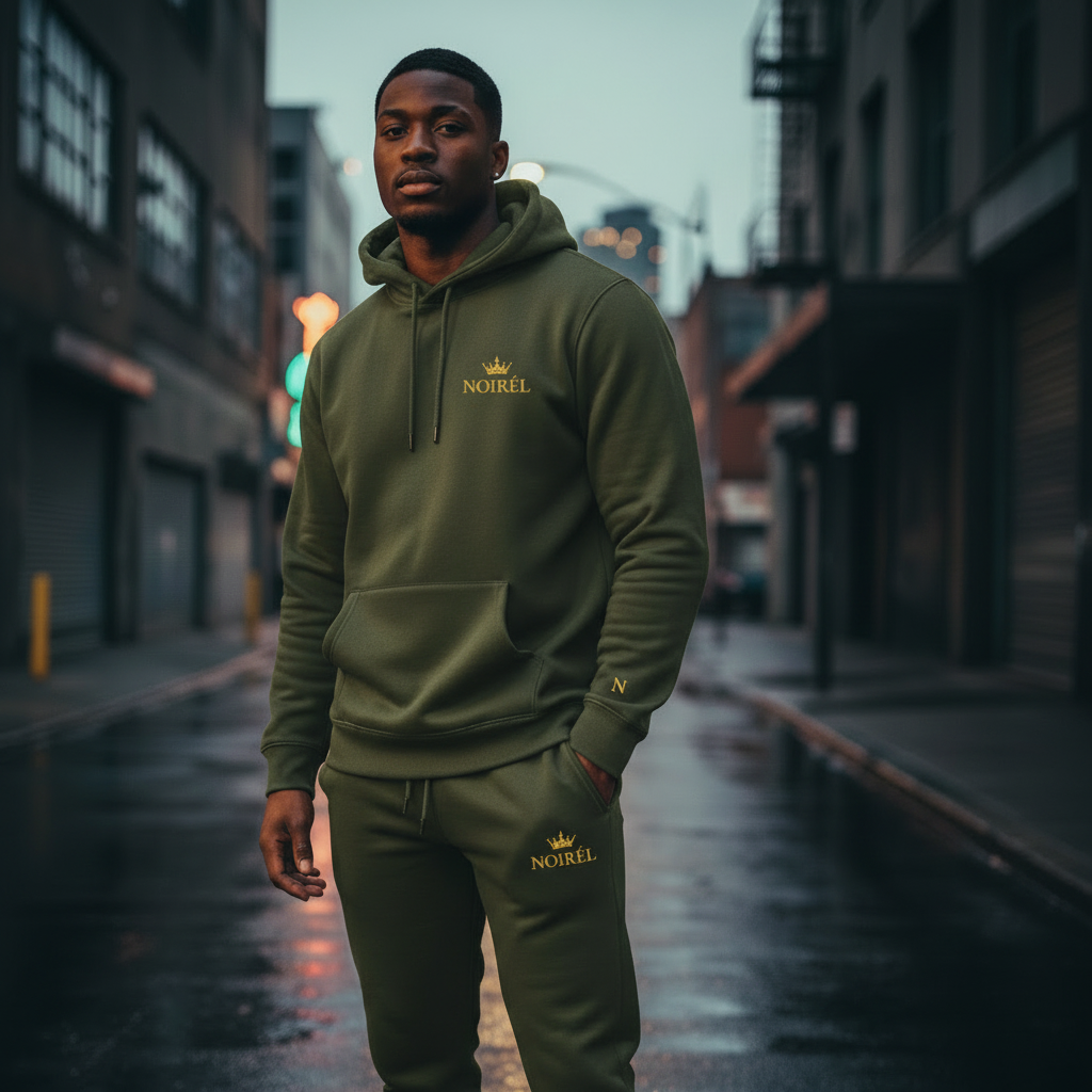 NOIRÉL Crown Royalty Set – Hoodie & Jogger Bundle