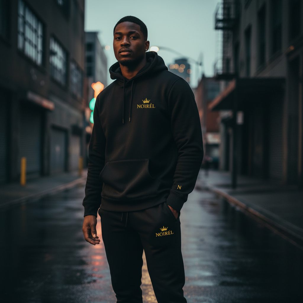 NOIRÉL Crown Royalty Set – Hoodie & Jogger Bundle